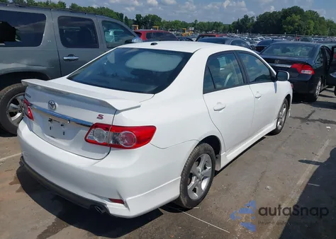 2011 Toyota Corolla S из США, поврежденный, VIN 2T1BU4EE5BC633143